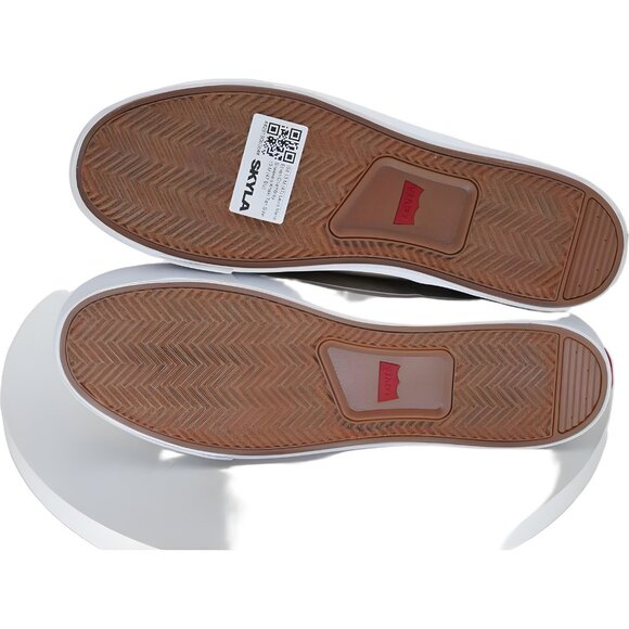 Levi's Ethan Chambray Khaki Tan Low-Top Sneakers Men's US 13M - Picture 6 of 6